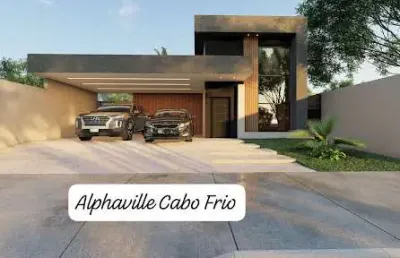 Casa com 4 dormitórios à venda, 204 m² por r$ 990.000,00 - guriri - cabo frio/rj