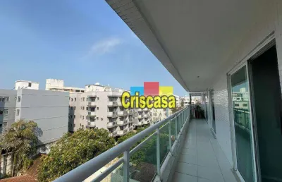 Cobertura com 3 dormitórios à venda, 180 m² por r$ 950.000,00 - vila nova - cabo frio/rj