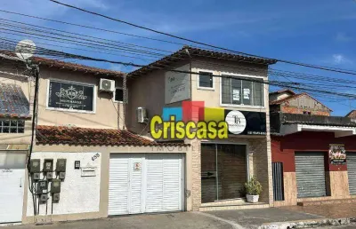Sala para alugar, 60 m² por r$ 1.486,00/mês - parque burle - cabo frio/rj