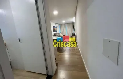 Apartamento com 2 dormitórios à venda, 70 m² por r$ 480.000,00 - palmeiras - cabo frio/rj