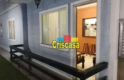 Apartamento com 2 dormitórios à venda, 80 m² por r$ 300.000,00 - parque burle - cabo frio/rj