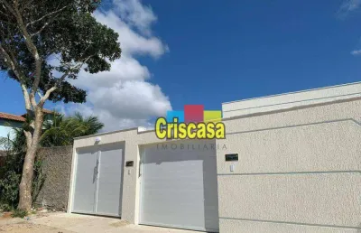 Casa com 2 dormitórios à venda, 90 m² por r$ 285.000,00 - guriri - cabo frio/rj