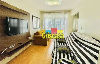 Cobertura com 3 dormitórios para alugar, 180 m² por r$ 4.812,50/mês - braga - cabo frio/rj