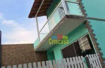 Casa com 2 dormitórios à venda, 69 m² por r$ 380.000,00 - palmeiras - cabo frio/rj