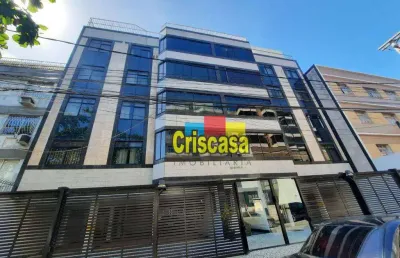 Apartamento com 3 dormitórios à venda, 120 m² por r$ 730.000,00 - centro - cabo frio/rj