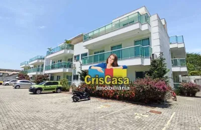 Cobertura com 3 dormitórios à venda, 170 m² por r$ 649.000,00 - palmeiras - cabo frio/rj