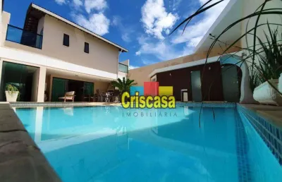 Casa com 6 dormitórios à venda, 350 m² por r$ 3.500.000,00 - novo portinho - cabo frio/rj