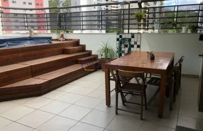 Excelente cobertura duplex - vila andrade - 4 dormitórios- 5 vagas