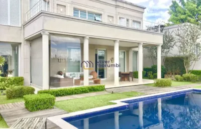 Mansão 948m², 4 suítes, vista panorâmica e deslumbrante, na melhor localização do guedala casas.