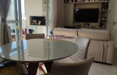 Lindo apartamento com varanda  gourmet e lazer completo
