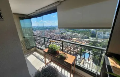 Andar alto -  varanda gourmet fechada com vidro. vaga para 2 carros