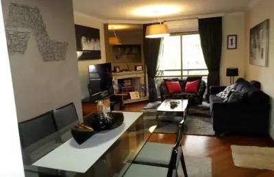 Excelente apto mobiliado com ar condicionado na sala e na suíte 2 vagas.
