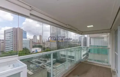 Apartamento com 1 quarto à venda na rua professor josé leite e oiticica, --, brooklin, são paulo, 50 m2 por r$ 850.000