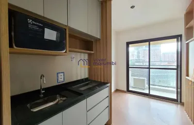 Apartamento com 1 quarto para alugar na Rua Abará, --, Brooklin, São Paulo