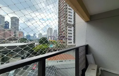 Apartamento com 1 quarto para alugar na Rua Abará, --, Brooklin, São Paulo