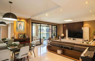 Apartamento alto padrão, 146 m², duas suítes e escritório.