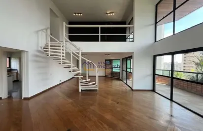 Duplex no panamby, 290m2 de área útil, vista maravilhosa!