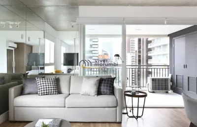 Apartamento com 1 quarto para alugar na Rua Jean Peltier, --, Brooklin, São Paulo
