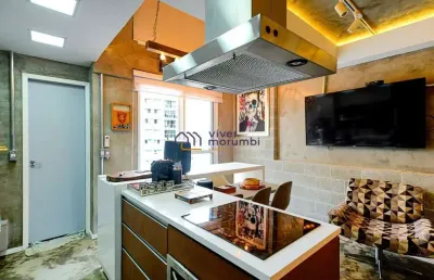 Duplex no panamby, mobiliado, com eletrodomésticos ultra modernos!