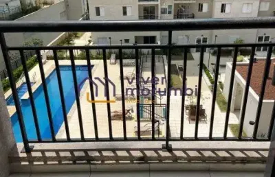 Apartamento com 3 quartos à venda na rua doutor luiz migliano, --, morumbi, são paulo, 64 m2 por r$ 550.000