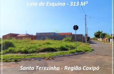 (venda) lote de esquina no bairro santa terezinha no coxipó codigo: 88028