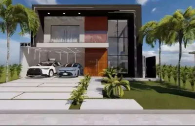 Open house vende casa com 3 suites  no condomínio alphaville 1