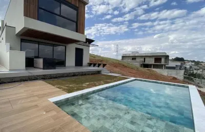 Casa em condomínio para venda em bragança paulista, vale das águas, 4 dormitórios, 4 suítes, 5 banheiros, 4 vagas