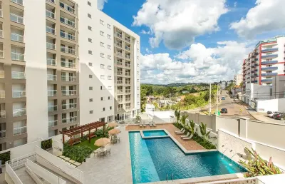 Apartamento para locação em bragança paulista, jardim do sul, 1 dormitório, 1 suíte, 2 banheiros, 2 vagas