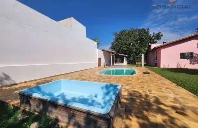 Rancho com 3 dormitórios à venda, 200 m² por r$ 480.000,00 - alvorada da barra - botucatu/sp