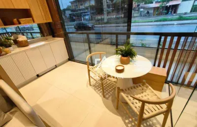 Apartamento no condomínio de lançamento jardim da barra com 2 quartos - barra da tijuca
