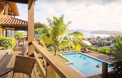 Casa em búzios com 4 quartos  - geribá - armação dos búzios/rj