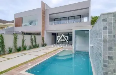 Casa no interlagos de itaúna com 4 quartos - barra da tijuca