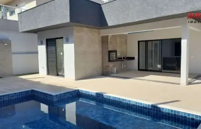 Casa em condomínio fechado com 3 quartos à venda na estrada dos pires, 12, rio abaixo, atibaia por r$ 1.250.000