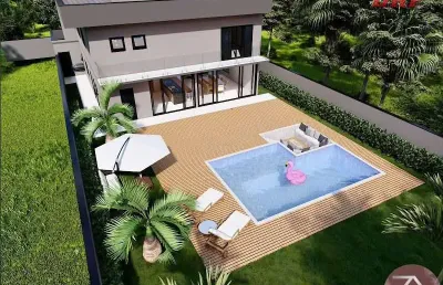 Casa em condomínio fechado com 4 quartos à venda na rodovia fernão dias, 162, parque fernão dias, atibaia por r$ 2.650.000