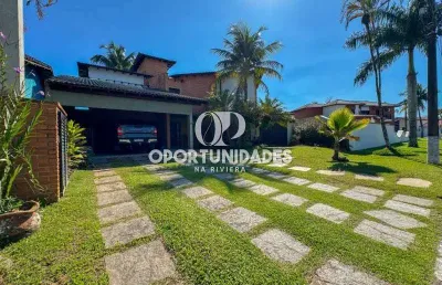 Casa à venda em bertioga - 4 suítes, piscina e segurança 24h no bougainville