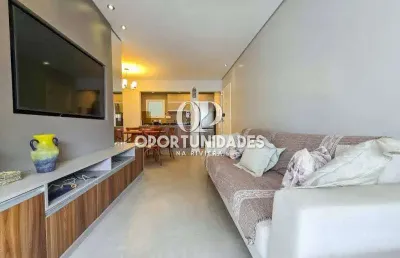 Apartamento mobiliado à venda, 2 dormitórios i suíte, em riviera de são lourenço - bertioga sp