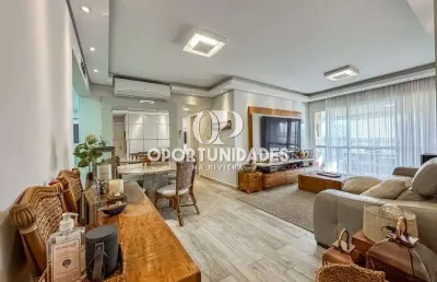 Apartamento mobiliado à venda na riviera de são lourenço - 3 dormitórios, piscina e segurança 24h