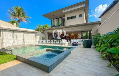 Luxuosa e novíssima casa à venda com 362 m² i 6 suítes, em riviera de são lourenço - bertioga sp.