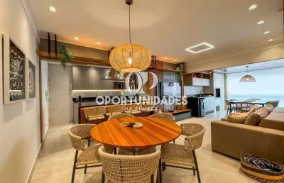 Apartamento à venda, pé na areia, 4 dormitórios i 2 suítes, em riviera de são lourenço - bertioga sp