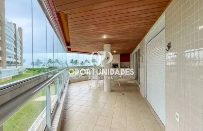 Apartamento á venda, pé na areia, 4 suítes, 205m²,  em riviera de são lourenço, bertioga - sp