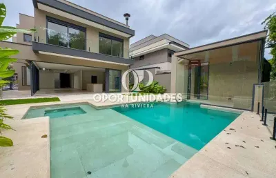 Casa à venda, alto padrão, com 6 suítes, lavabo, em riviera de são lourenço, bertioga - sp