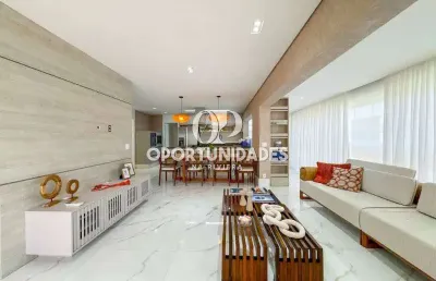 Cobertura luxuosa à venda 198m², 4 dormitórios 2 suítes, em riviera de são lourenço - bertioga sp.