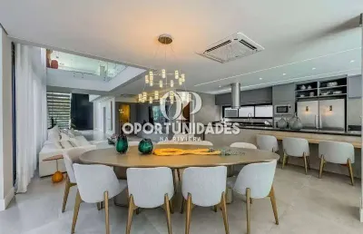 Casa à venda com 420m² de área construída, 6 suítes, em riviera de são lourenço, bertioga - sp