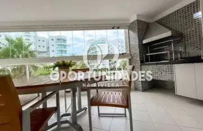 Apartamento à venda, 3 suítes, lavabo, 126m², em riviera de são lourenço, bertioga sp