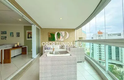 Apartamento de luxo à venda, 153m², 3 suítes, lavabo, em riviera de são lourenço - bertioga sp.