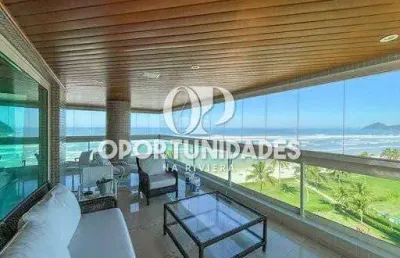 Cobertura à venda, pé na areia frontal, 4 suítes, em riviera de são lourenço, bertioga -sp