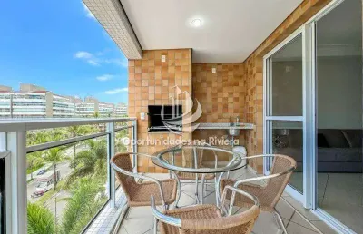 Apartamento à venda, 3 dormitórios i suíte, em riviera de são lourenço - bertioga sp.