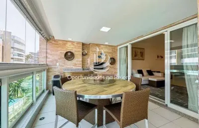 Apartamento à venda, pé na areia, 3 dormitórios i 2 suítes, em riviera de são lourenço, bertioga sp