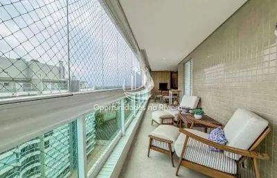 Apartamento à venda, 125m², 3 dormitórios i suíte, em riviera de são lourenço - bertioga sp.