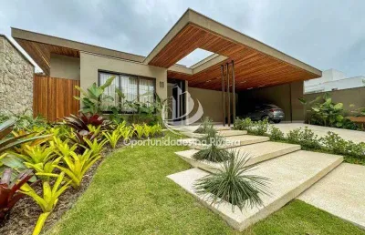 Luxuosa casa térrea à venda, 486m², 6 suítes, 7 banheiros, em riviera de são lourenço - bertioga sp.